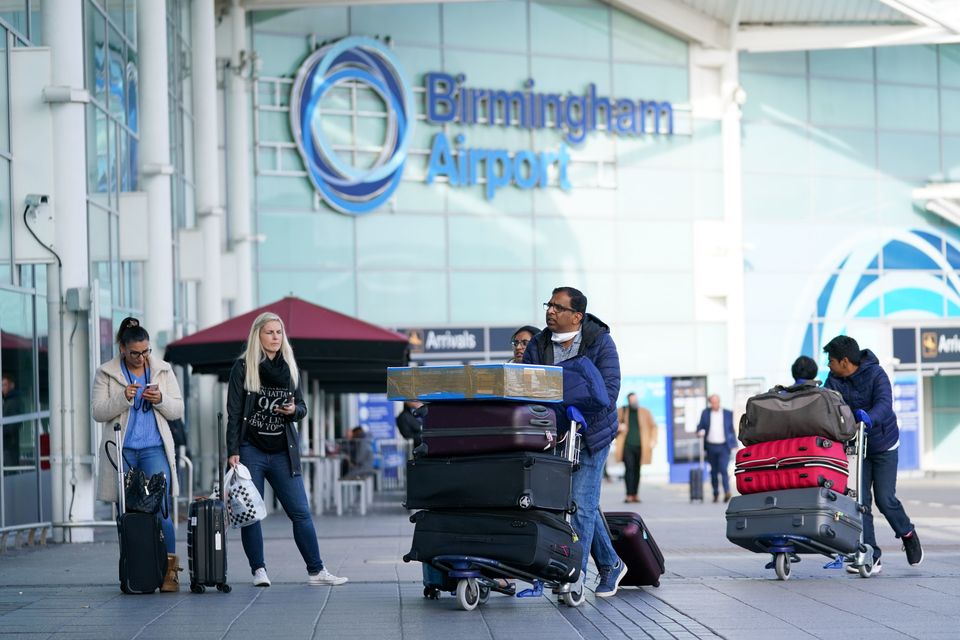 Birmingham Airport is among those to secure a High Court injunction (Jacob King/PA)