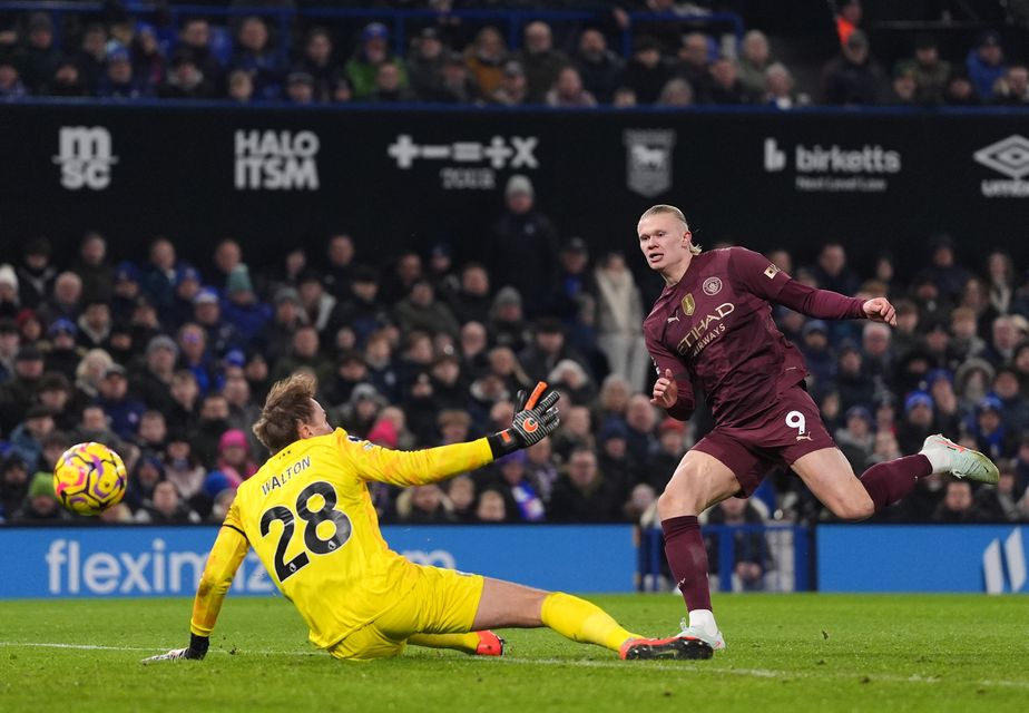 Erling Haaland rounded off a week to remember with a goal (Bradley Collyer/PA).