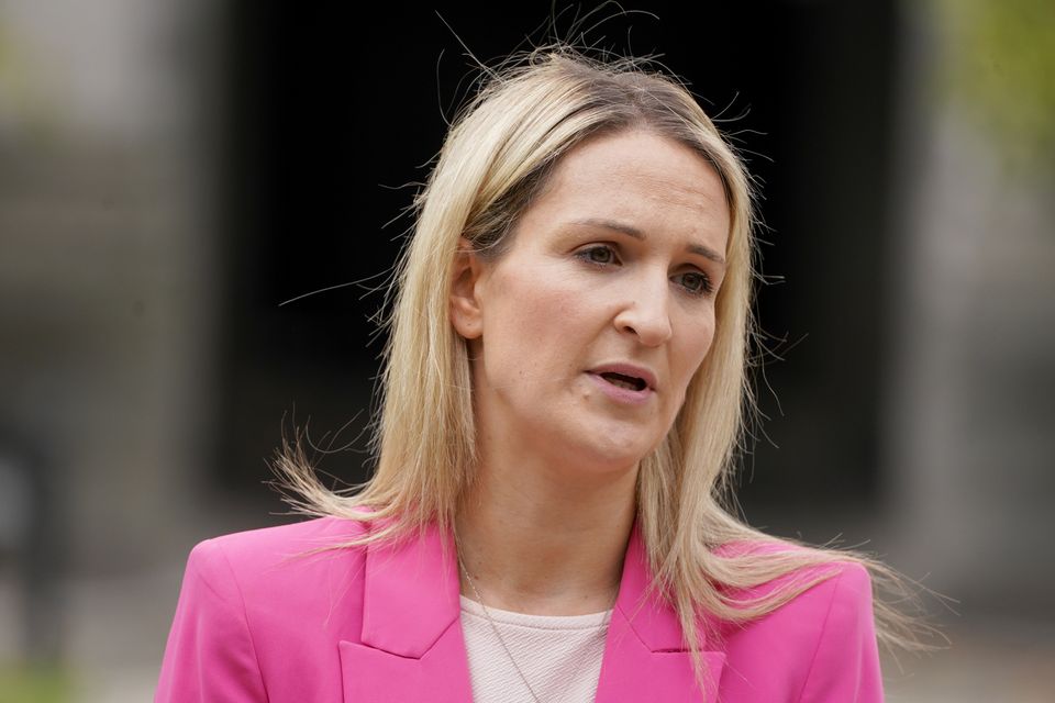 Minister for Justice Helen McEntee refused to confirm whether she was briefed on an alleged spy in the Irish parliament (Brian Lawless/PA)