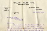 thumbnail: A compensation letter sent to Millvina Dean's mother from the Titanic Relief Fund.