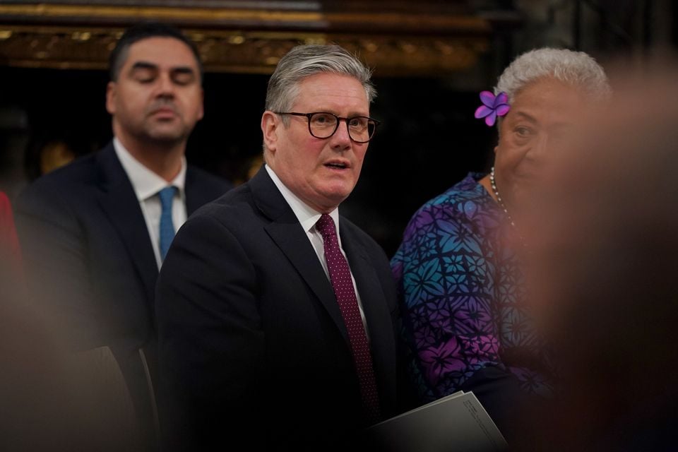 Prime Minister Sir Keir Starmer attended the annual Commonwealth Day service (Yui Mok/PA)