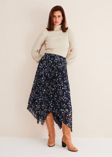 Pleated midi skirt, £89, Phase Eight