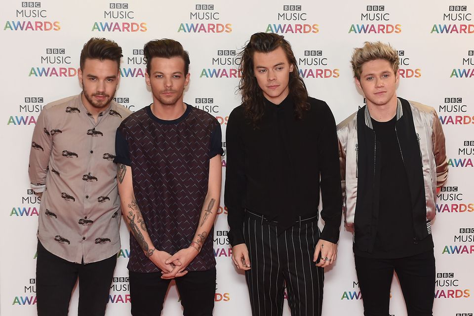 Liam Payne, Louis Tomlinson, Harry Styles and Niall Horan of One Direction (Joe Giddens/PA)