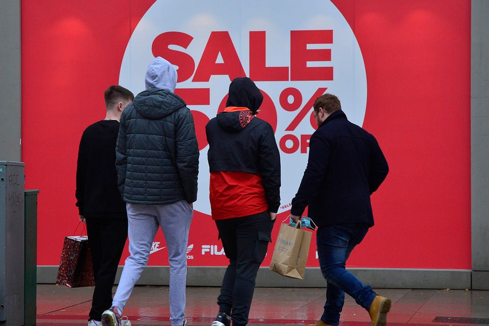 Boxing Day shopping footfall in Northern Ireland drops by 61