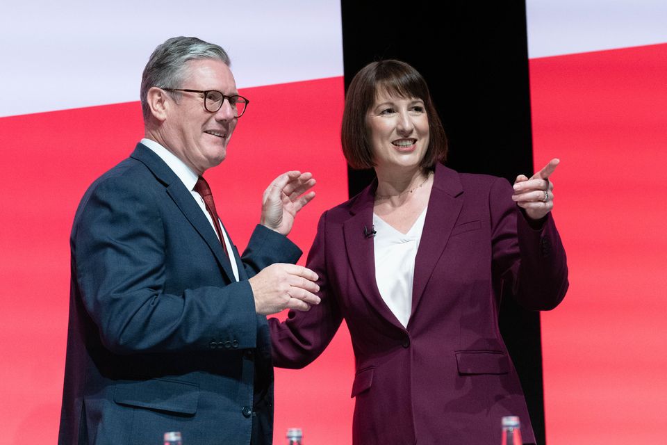 Prime Minister Sir Keir Starmer with Chancellor Rachel Reeves (Stefan Rousseau/PA)