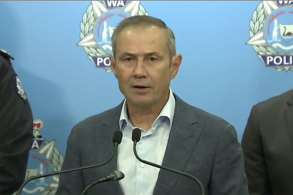 Western Australian premier Roger Cook said there indications the boy had been radicalised (Australian Broadcasting Corporation via AP)