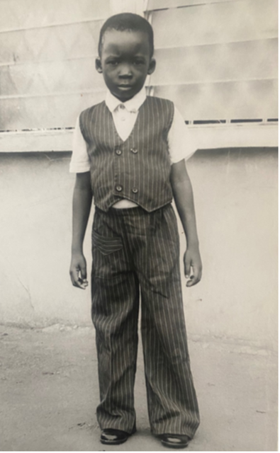  A young James Akinwande (Met Police)