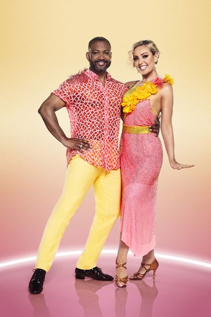 JB Gill and Amy Dowden (Ray Burmiston/BBC/PA)