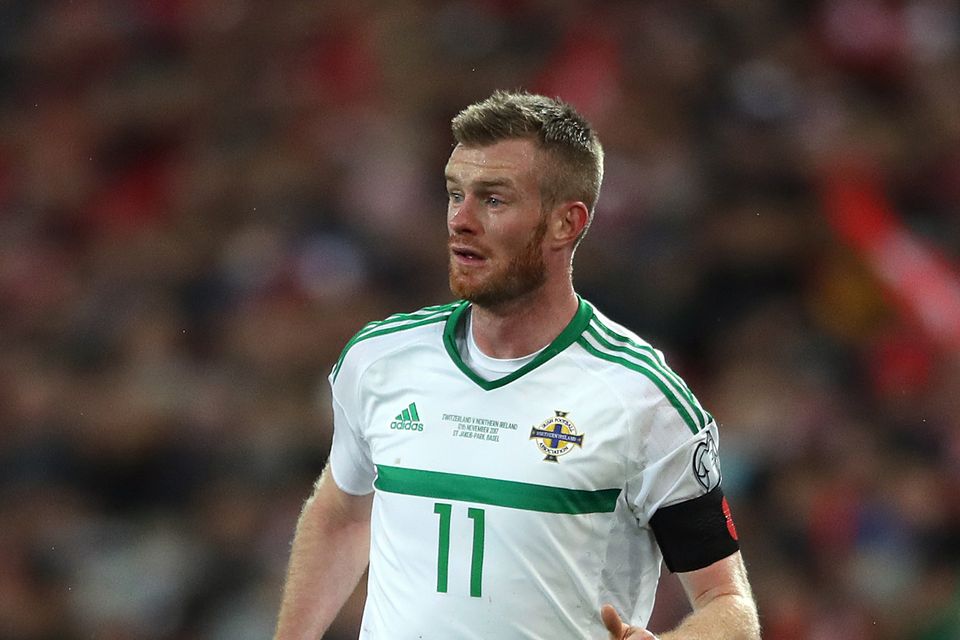 Chris Brunt ended his career against Northern Ireland last year (Nick Potts/PA)