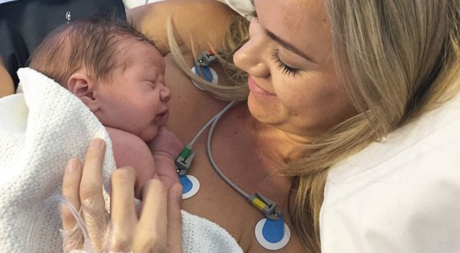 Lisa Harrison And Liam Botham Bowled Over By Birth Of Baby Son