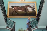thumbnail: ANTRIM, NORTHERN IRELAND - MAY 22:  Camilla, Duchess of Cornwall with the famous "Hamiltonian" by George Stubbs as she visits Mount Stewart House and Garden on May 22, 2015 in Newtownards, Northern Ireland. Prince Charles, Prince of Wales and Camilla, Duchess of Cornwall visited Mount Stewart House and Gardens and Northern Ireland's oldest peace and reconciliation centre Corrymeela on the final day of their visit of Ireland.  (Photo by Eddie Mulholland - Pool/Getty Images)