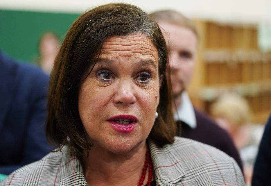 Sinn Fein leader Mary Lou McDonald said it was ‘very unsatisfactory’ that information had been withheld (Brian Lawless/PA)