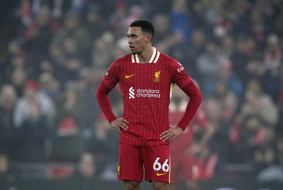 Trent Alexander-Arnold is out of contract this summer (Peter Byrne/PA)