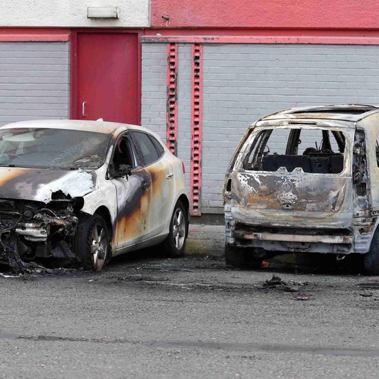 Arsonists strike in Larne as three cars burnt out in overnight