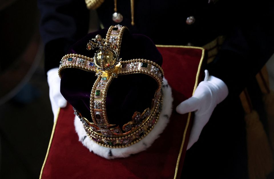 King Charles was crowned with the St Edward’s Crown at Westminster Abbey by the Archbishop of Canterbury (Phil Noble/PA)