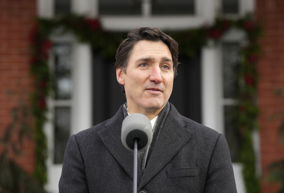 Justin Trudeau said that ‘internal battles’ mean he ‘cannot be the best option’ for Canada (Adrian Wyld/AP)