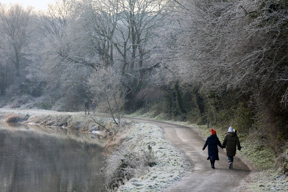 Freezing conditions along the Lagan towpath last month.  (Photo by Peter Morrison)