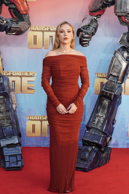 Scarlett Johansson attends the European premiere of Transformers One at Cineworld Leicester Square, central London (Ian West/PA)