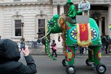thumbnail: A bystander takes a photo of a elephant float at the Mayor of London's St Patrick's Day Parade and Festival in London. Daniel Leal-Olivas/PA Wire.