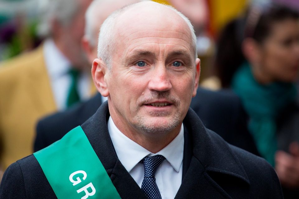 Retired professional boxer Barry McGuigan at the Mayor of London's St Patrick's Day Parade and Festival in London. Daniel Leal-Olivas/PA Wire.