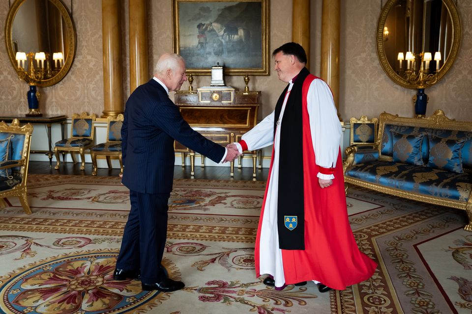 The King met Mr Usher at Buckingham Palace on Wednesday (Aaron Chown/PA)