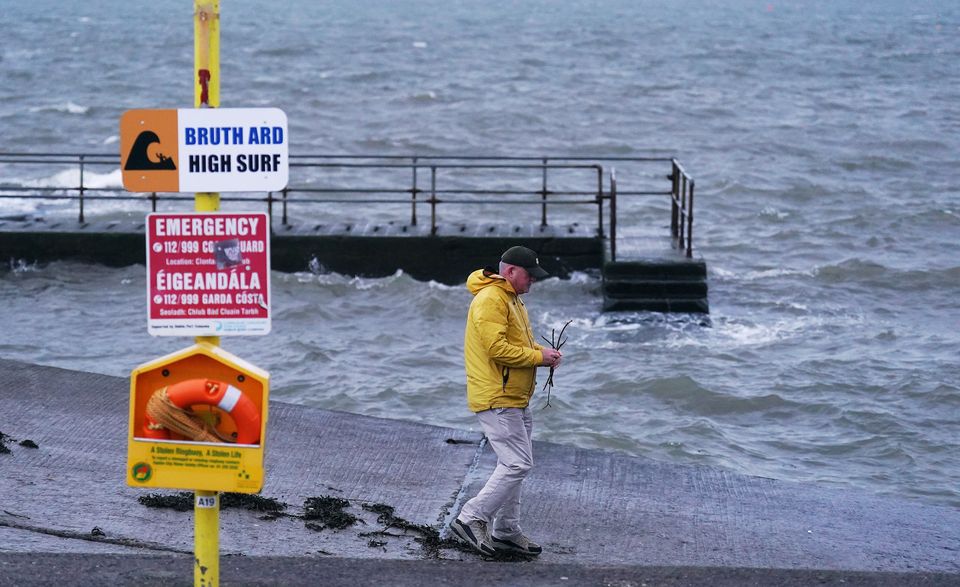 Storm Darragh is likely to bring huge waves along Ireland’s coastline (Brian Lawless/PA)