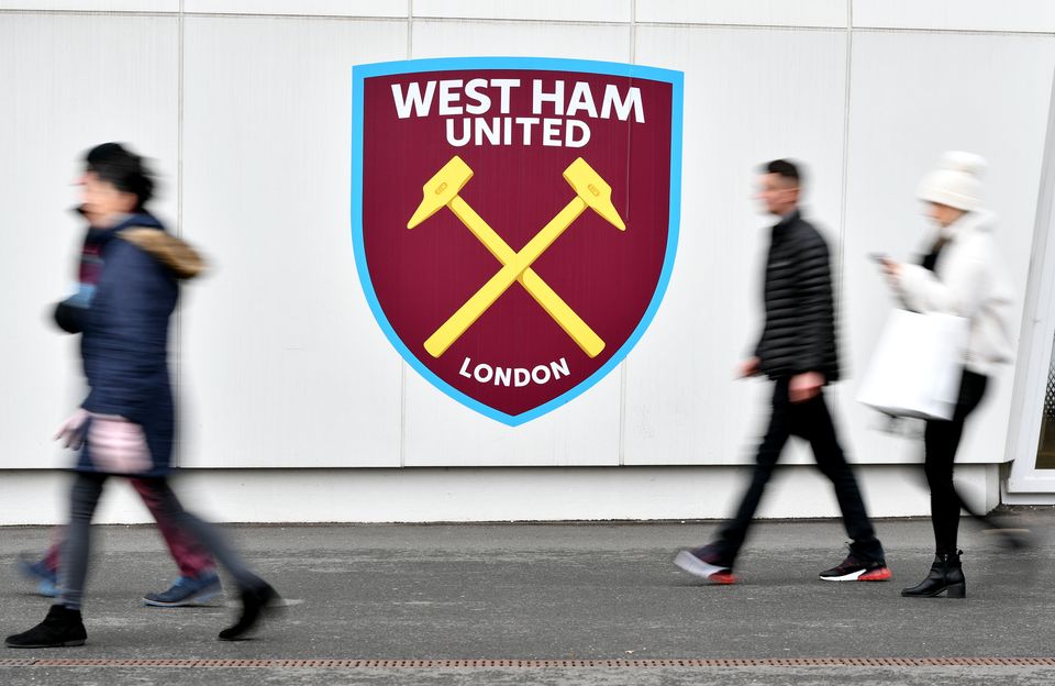 West Ham had the highest number of football arrests and banning orders (Dominic Lipinski/PA)