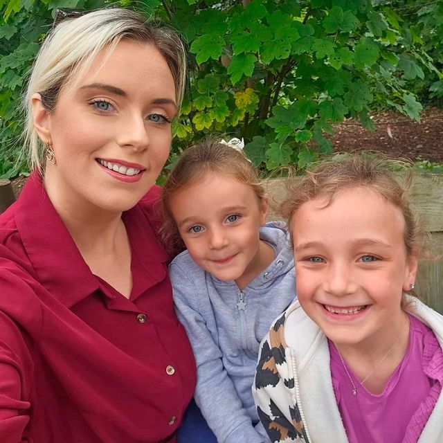 Amy Smyth with her children