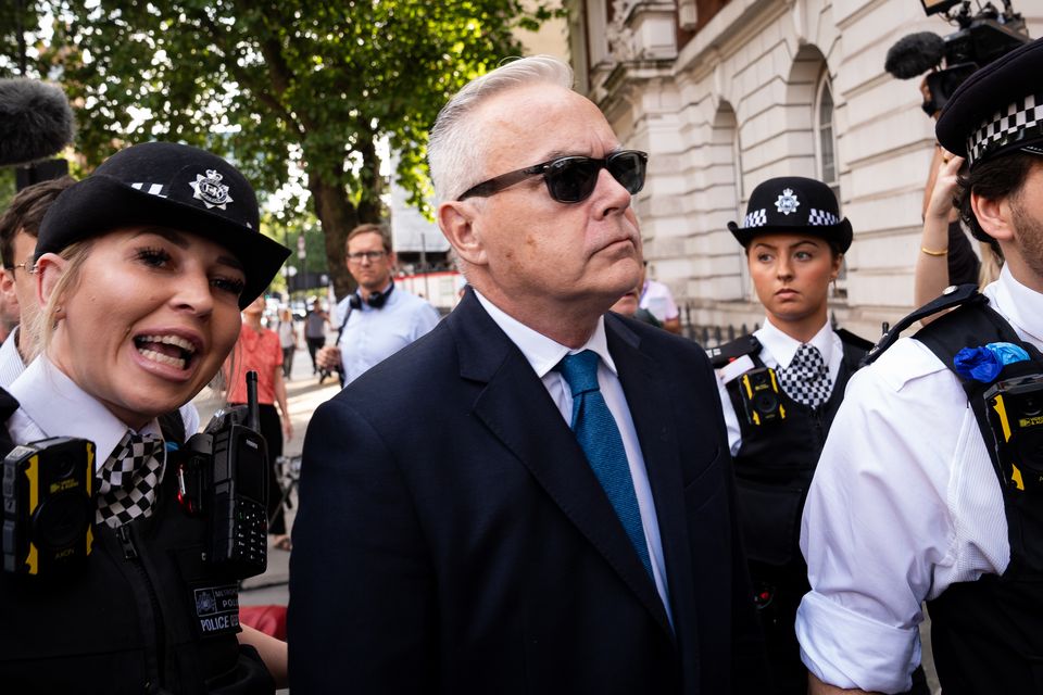 Huw Edwards arrives at court (Aaron Chown/PA)