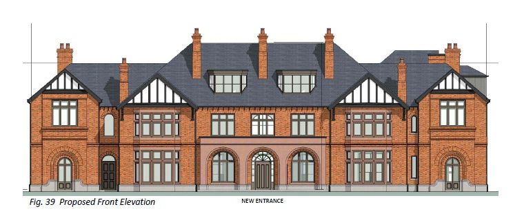 Artist’s impression of the house