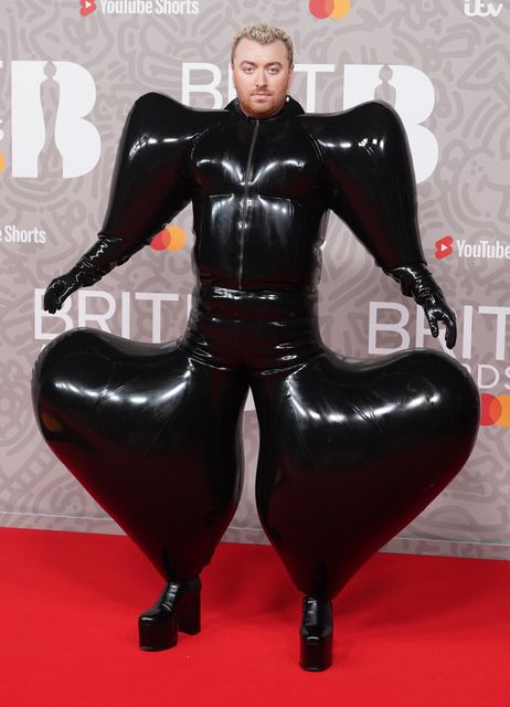 What went behind Sam Smith's inflated latex pants seen at The Brit
