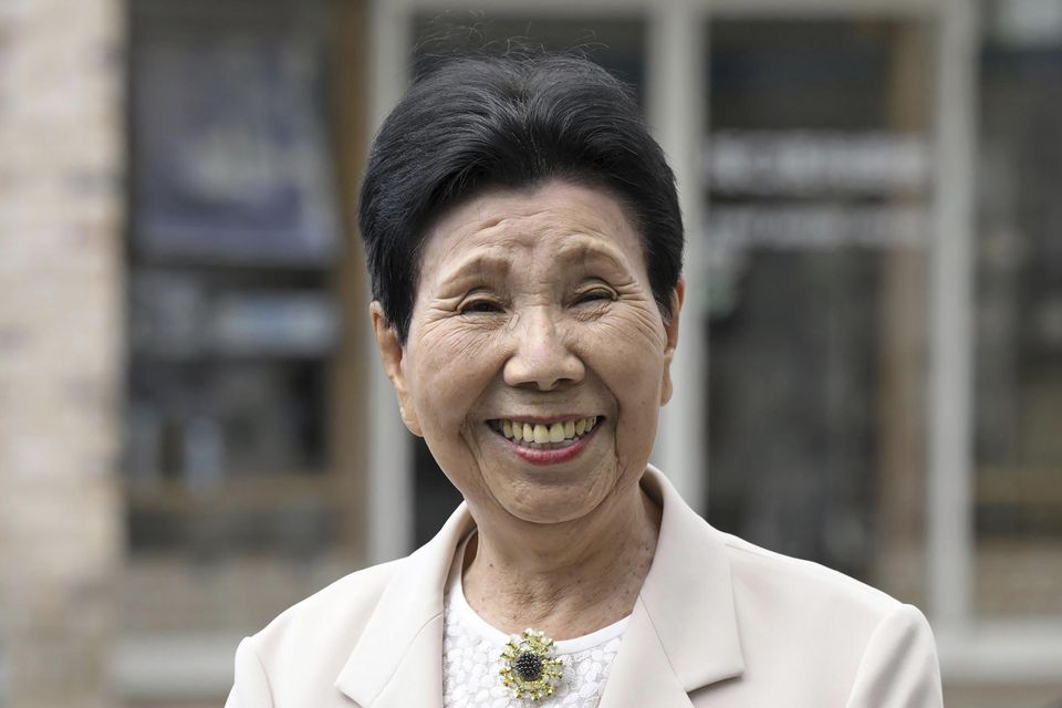 Hideko Hakamada has been fighting to prove her brother’s innocence (Kyodo News/AP)