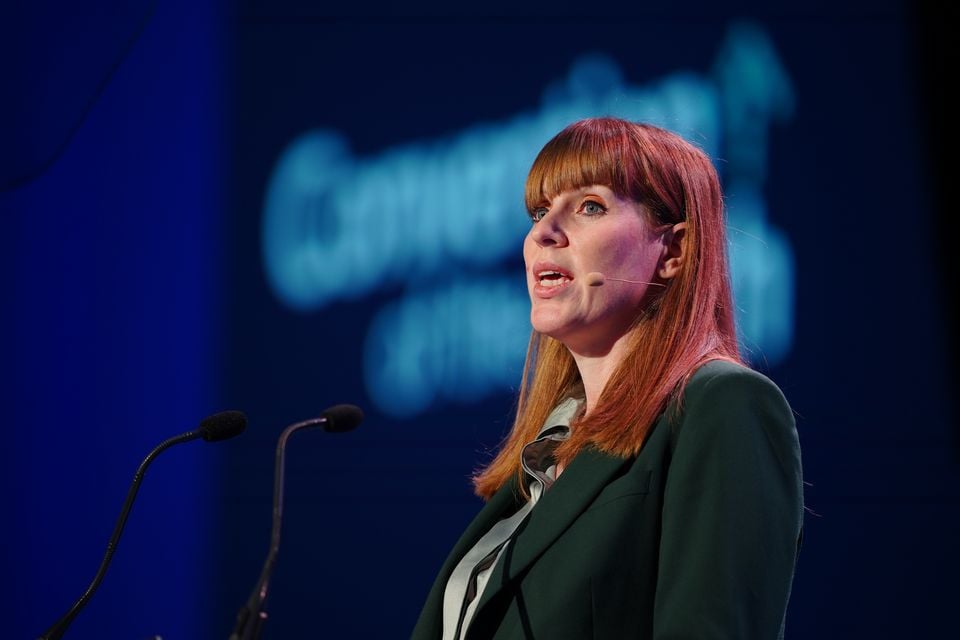 Deputy Prime Minister Angela Rayner said the Prime Minister would not be ‘bounced’ from his commitment to peace (Peter Byrne/PA)