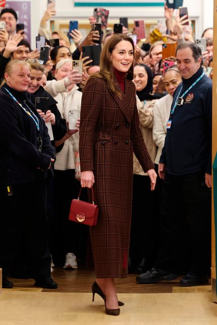 Princess of Wales during a visit to the Royal Marsden Hospital, London, where she received her cancer treatment, to personally thank staff for her care. Pic: PA