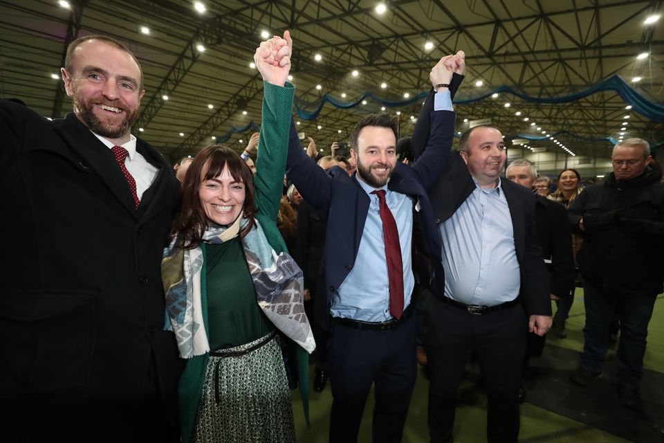 SDLP leader Colum Eastwood is elected MP for Foyle (Niall Carson/PA)