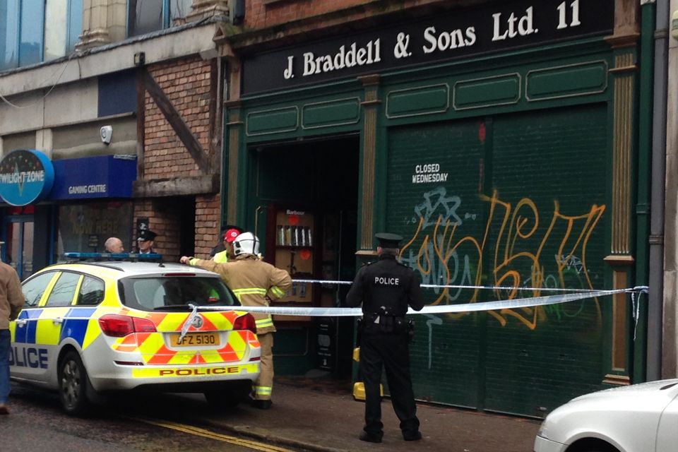 Man taken to hospital after fire in Belfast City Centre shop