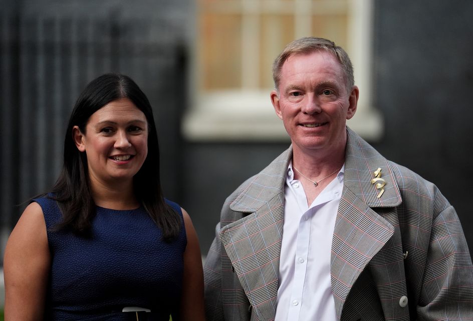 Sir Chris Bryant (right) with Culture Secretary Lisa Nandy (Jordan Pettit/PA)