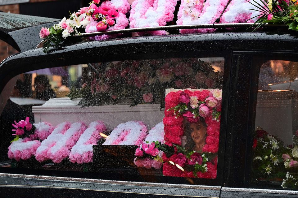 The funeral of Chloe Ferris took place at St Pauls Church in Belfast for Requiem Mass followed by burial in Milltown Cemetery.
Picture: Arthur Allison/Pacemaker Press