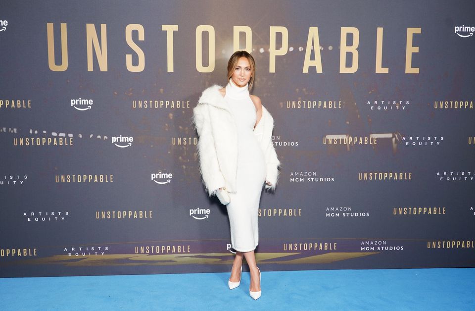 Jennifer Lopez arrives for the Unstoppable screening (Ian West/PA)