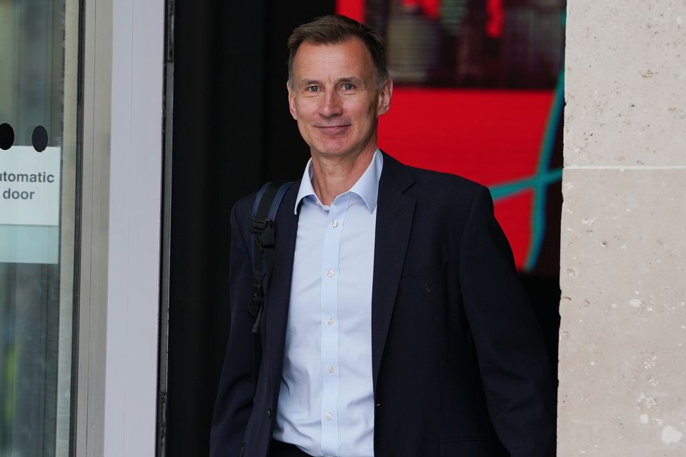 Jeremy Hunt was responsible for pandemic planning in the years before Covid (Lucy North/PA)