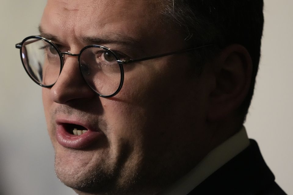 Dmytro Kuleba, Foreign Minister of Ukraine Foreign, said the “wheels of justice are turning” (John Minchillo/AP/PA)