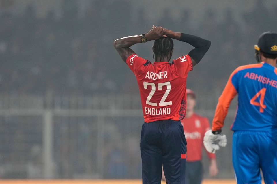 England’s bowlers were left with little hope (AP Photo/Bikas Das)