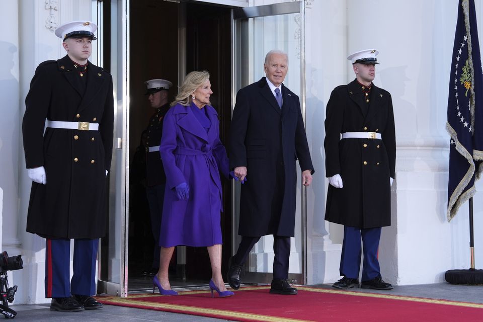 President Joe Biden and first lady Jill Biden (Evan Vucci/AP)