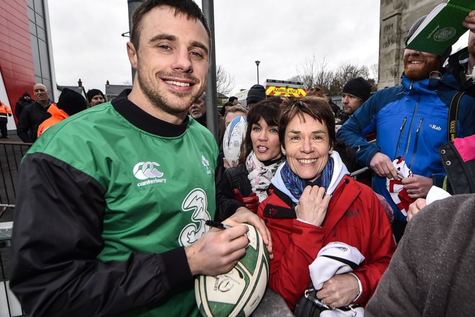 Tommy Bowe at Ravenhill