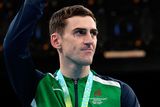 thumbnail: Aidan Walsh celebrates with his gold medal at the Commonwealth Games in Birmingham (Eddie Keogh/Getty Images)