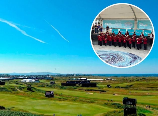 A band parade in Portrush on the penultimate evening of The Open Golf Championship has divided opinion in the town.