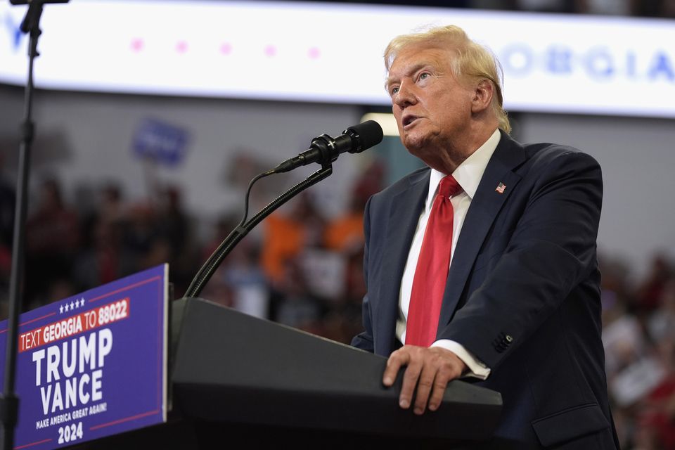 Donald Trump has already gone on the personal attack against Kamala Harris (John Bazemore/AP)