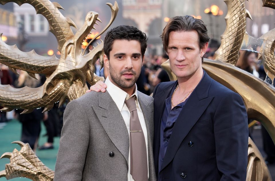 Fabien Frankel and Matt Smith attend the UK premiere of House Of The Dragon season two (Ian West/PA)