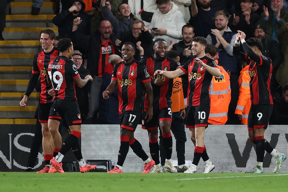 Bournemouth pulled off a big win (Steven Paston/PA)