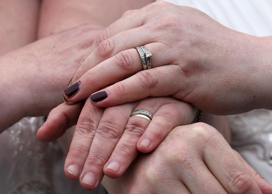 Same-sex couples have been able to tie the knot in Scotland since December 31, 2014 (Andrew Milligan/PA)